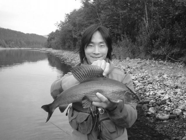 Jocke med en norsk silverfisk... 