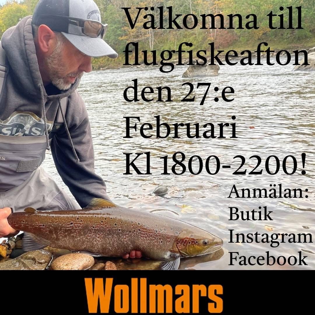 Flugfiskeafton hos Wollmars i Borås på fredag 27 februari