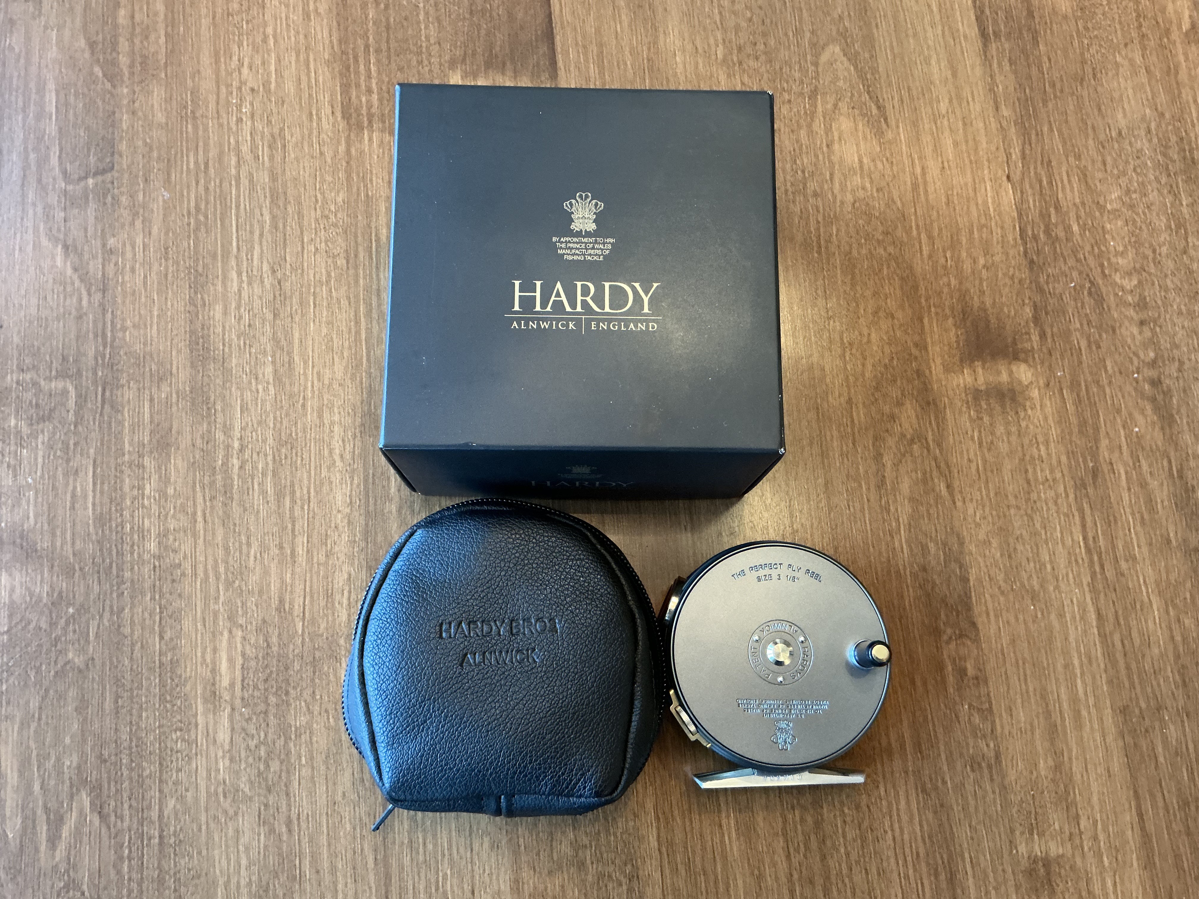 Hardy 1912 Perfect 31/8 Red Agate Line Guard