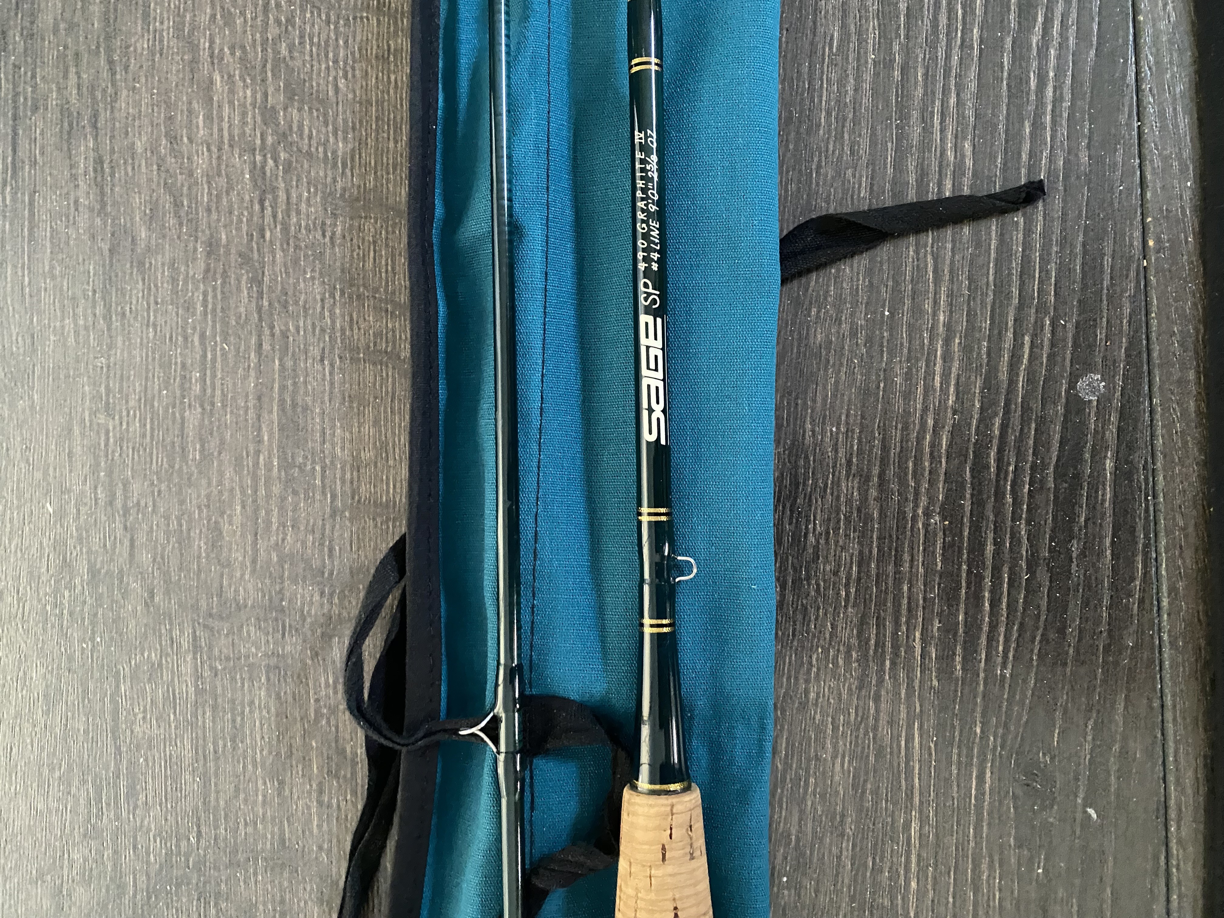 Sage SP 9 #4 Durascrim 2-delat med socka och tub i nyskick. Fabriksbyggt! Otroligt vackert. Pris 4000kr + frakt