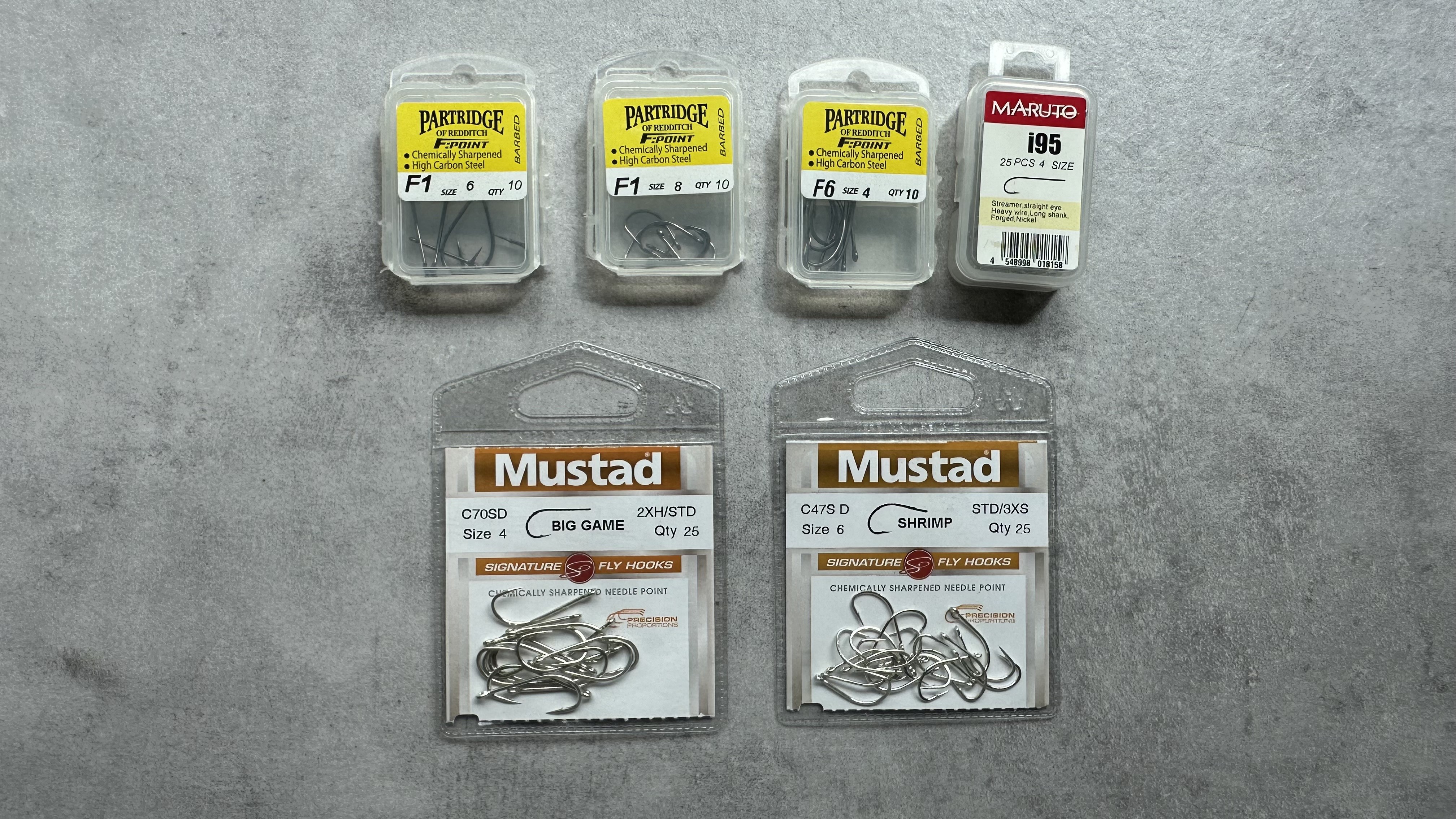 Paket med blandad Havsöringskrok