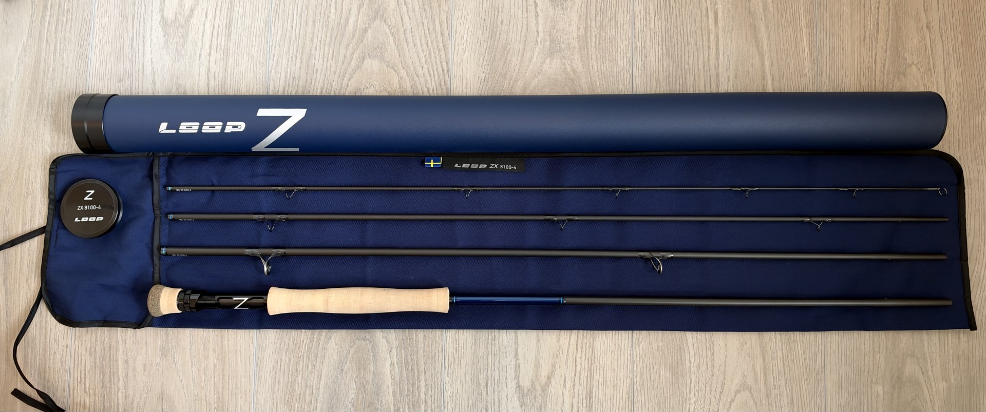Loop ZX 10'0" #8, Danielsson Original DryFly samt Vision Hybrid